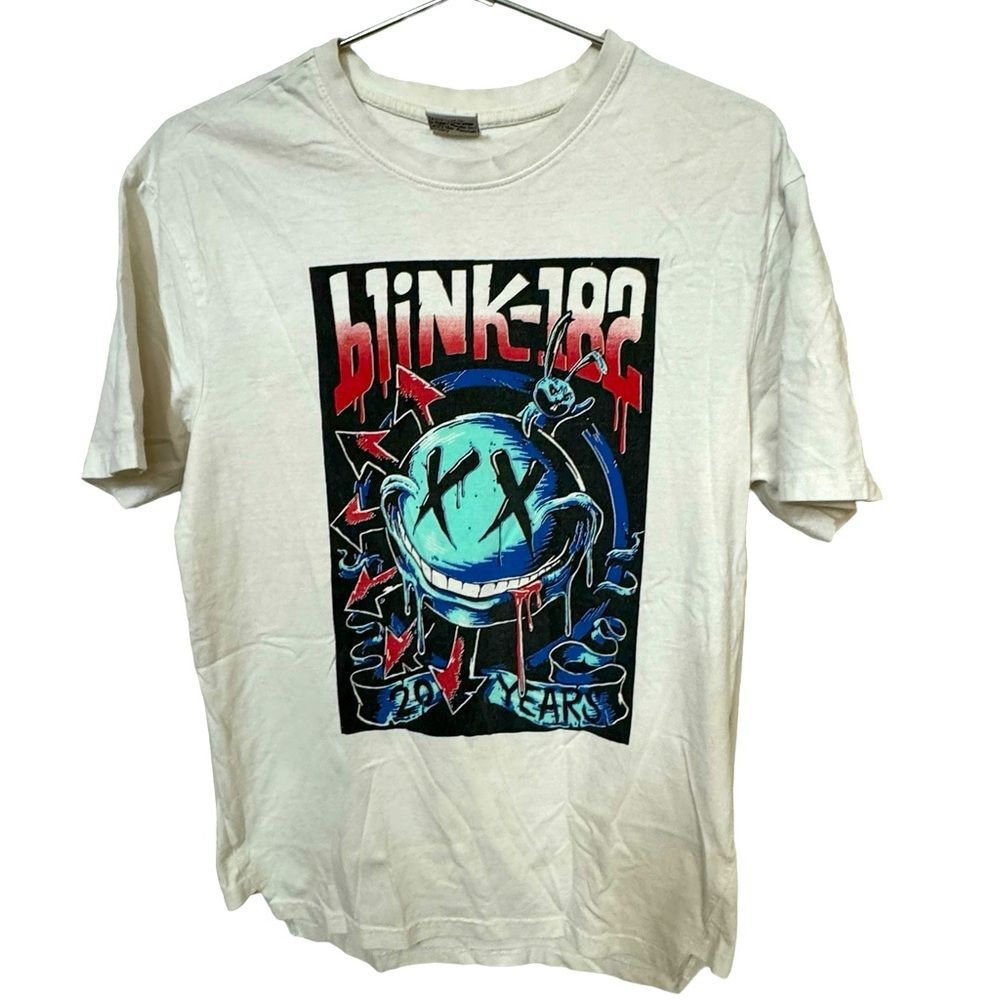 High End Blink-182 Rock Band 20 Years Urban Classics Men’s S T-Shirt MINTY